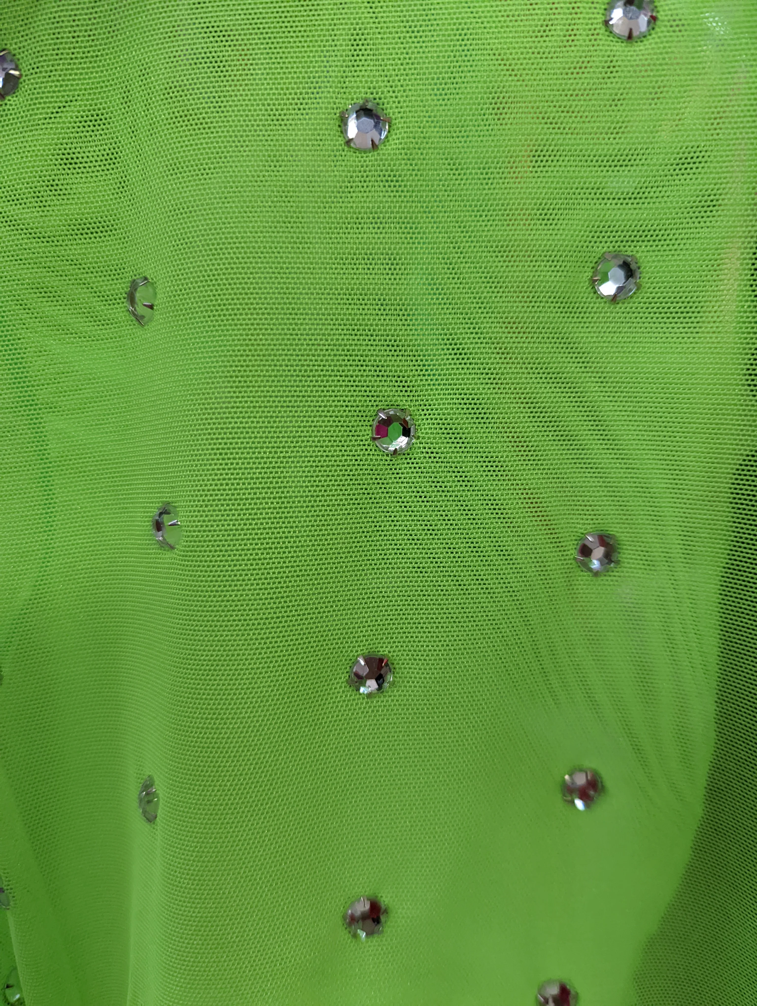 Slingshot Mesh Romper w/Rhinestones - Image 9