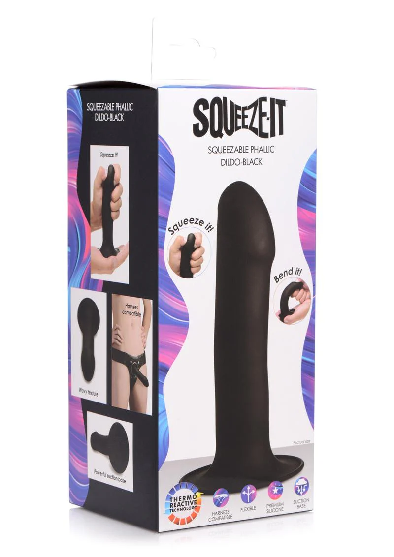 Squeeze-It Squeezable Phallic 6.75in Dildo - Image 2