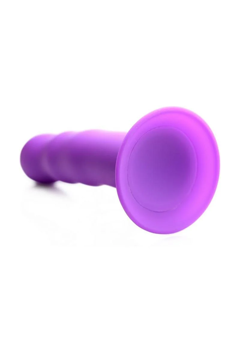 Squeeze-It Squeezable Wavy Silicone Dildo - Image 3