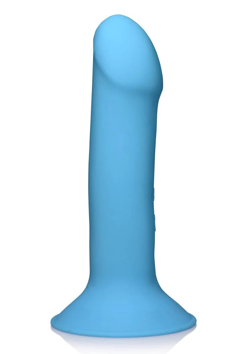 Squeeze-It Vibrating Squeezable Rechargeable Silicone Dildo