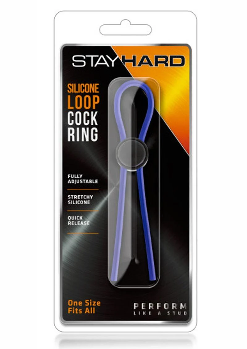 Stay Hard Silicone Loop Cock Ring - Image 6