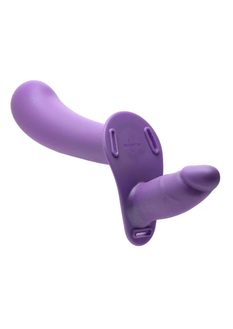 Strap U 28x Rechargeable Silicone 28x Large Double Dildo with Harness and Remote Control - Image 5