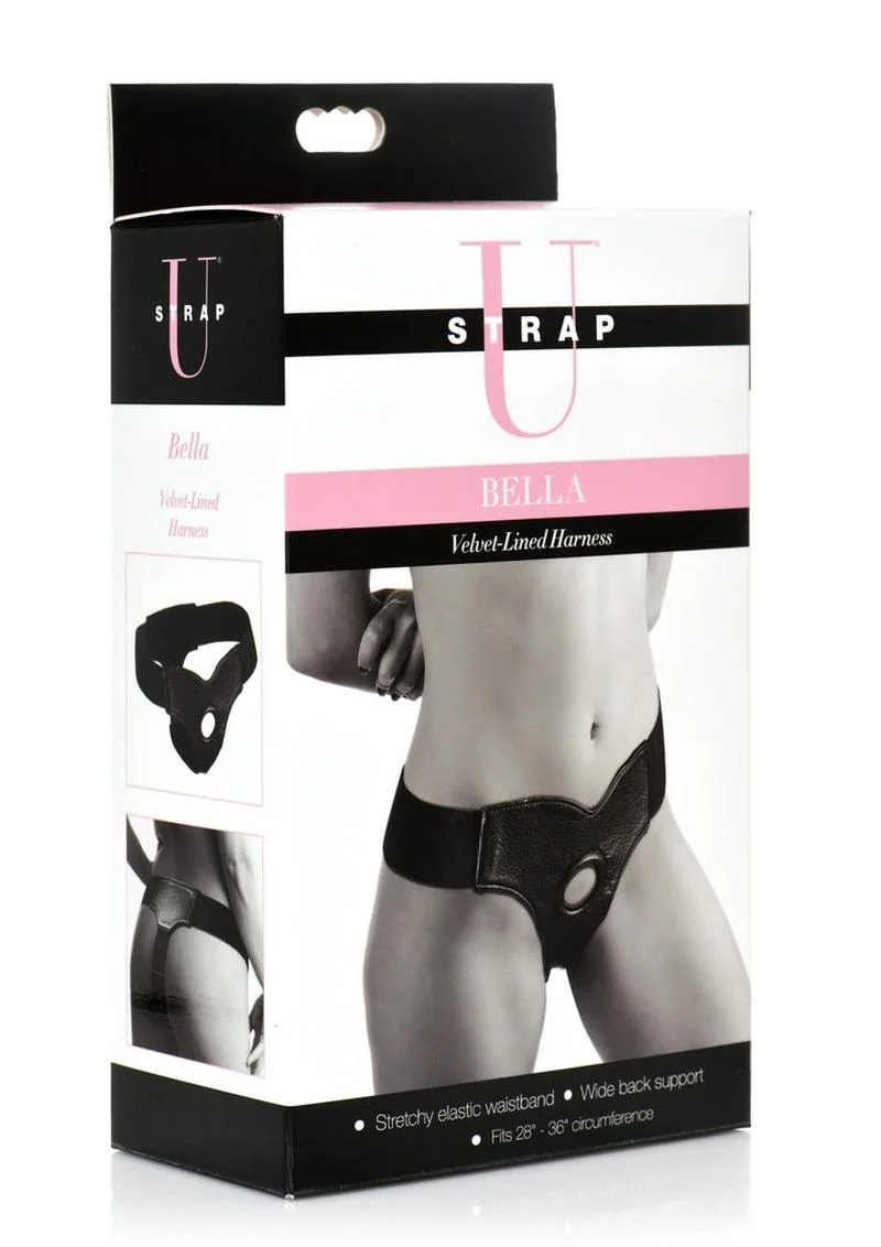 Strap U Bella Velvet-Lined Elastic Strap-On Harness - Image 2