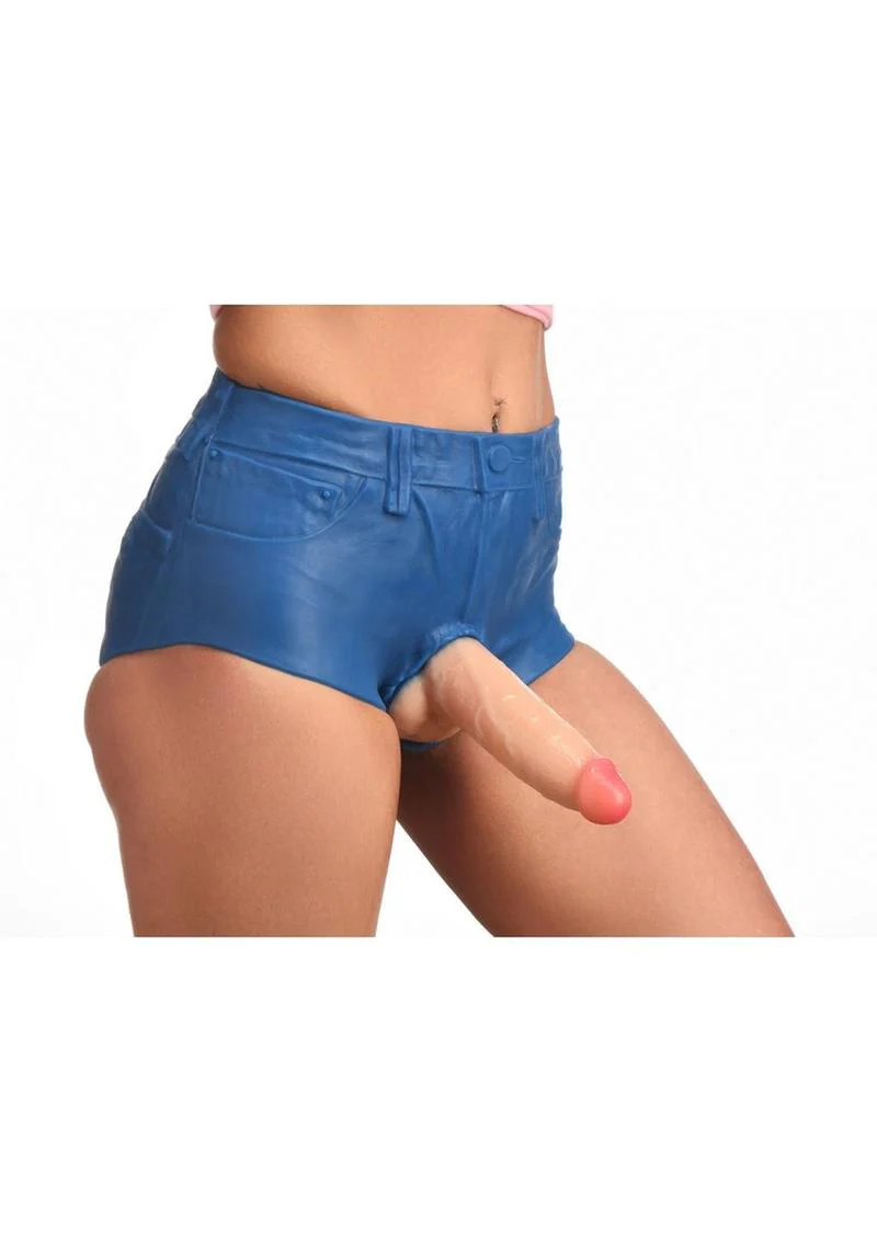 Strap U Booty Shorts Strap-On Harness with Dildo - Image 7