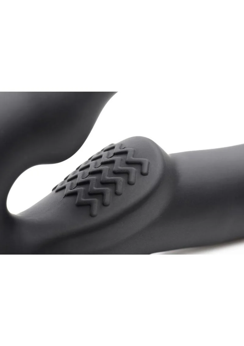 Strap U Evoke Super Charged Rechargeable Silicone Vibrating Strapless Strap-On - Image 3
