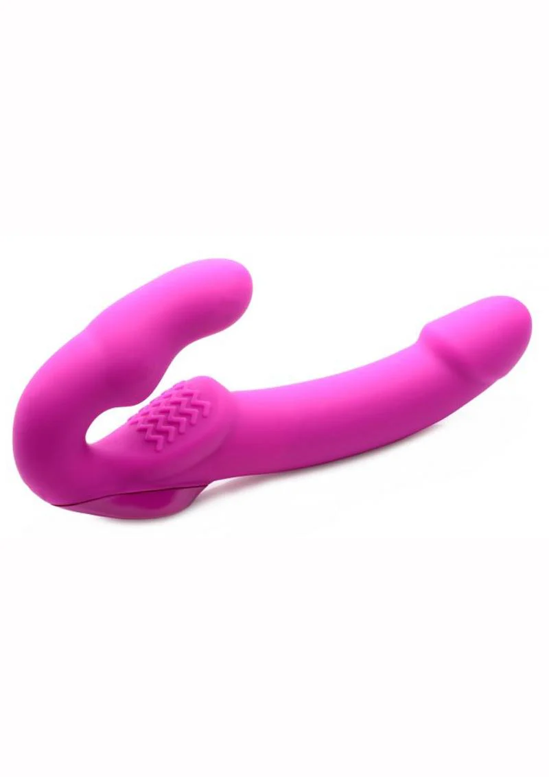 Strap U Evoke Super Charged Rechargeable Silicone Vibrating Strapless Strap-On - Image 5