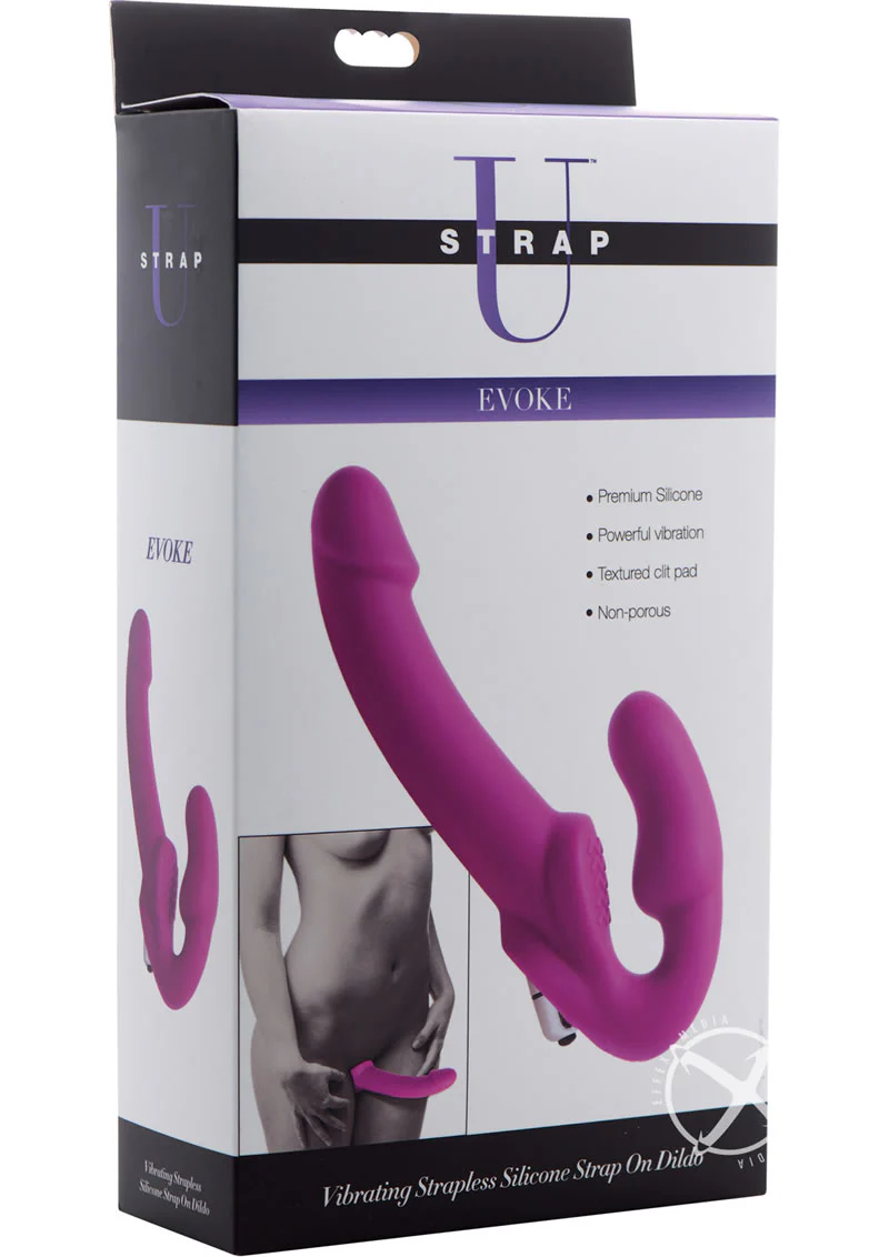 Strap U Evoke Vibrating Silicone Strapless Strap-On - Image 2