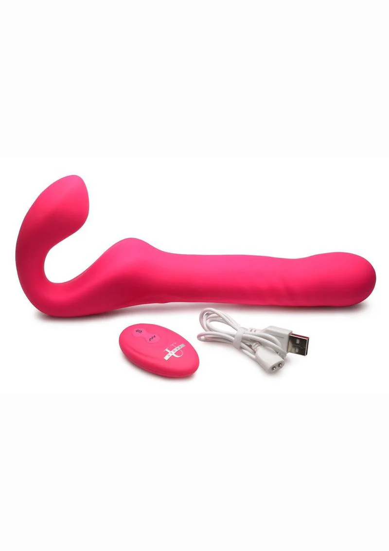 Strap U Mighty-Thrust Thrusting and Vibrating Strapless Strap-On with Remote Control - Image 4