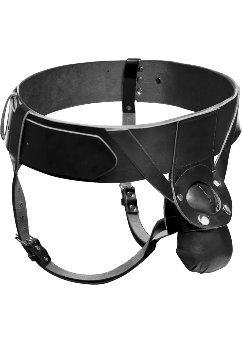 Strap U Powerhouse Supreme Leather Strap-On Harness System