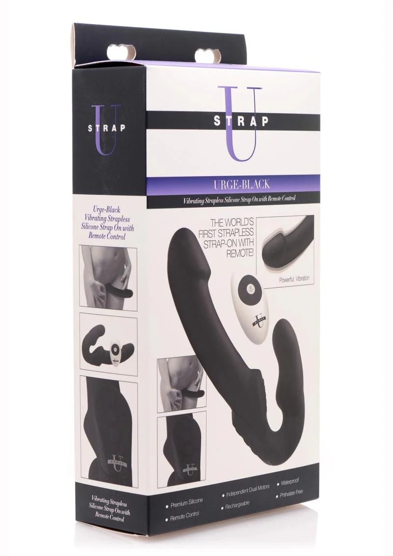 Strap U Urge Rechargeable Silicone Strapless Strap-On with Remote Control - Image 2