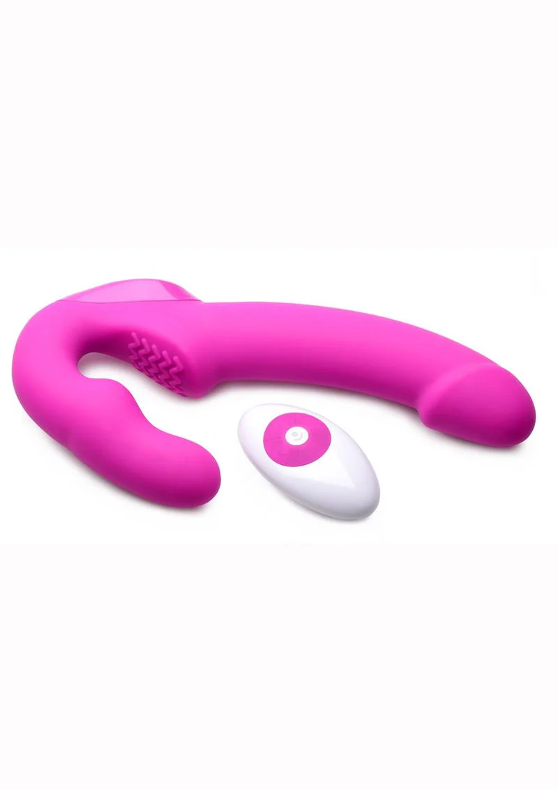 Strap U Urge Rechargeable Silicone Strapless Strap-On with Remote Control - Image 5