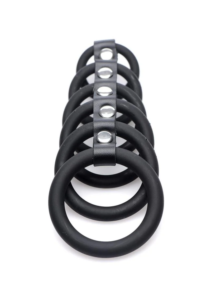 Strict 6 Ring Silicone Chastity Device - Image 3