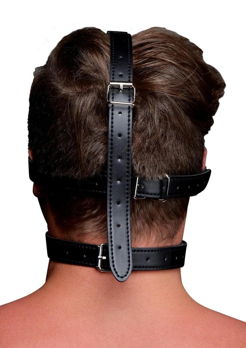 Strict Eye Mask Harness with Ball Gag - Image 4