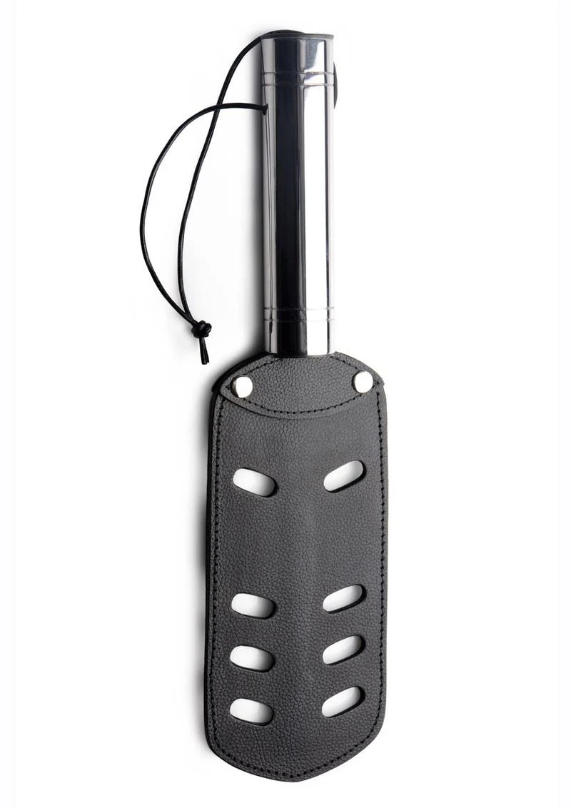 Strict Leather Paddle with Slots - Image 2