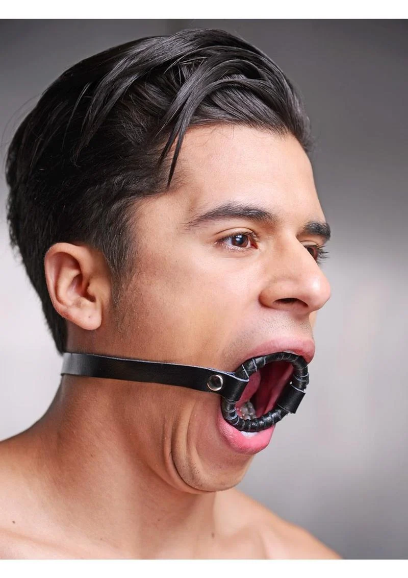 Strict Leather Ring Gag - Image 3