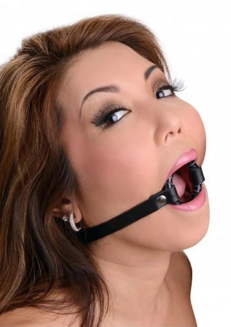 Strict Leather Ring Gag - Image 4