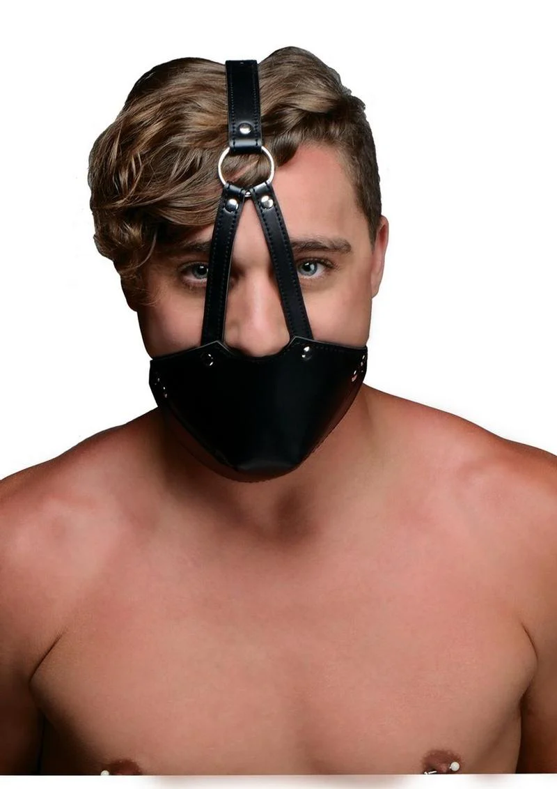 Strict Mouth Harness with Ball Gag - Image 4