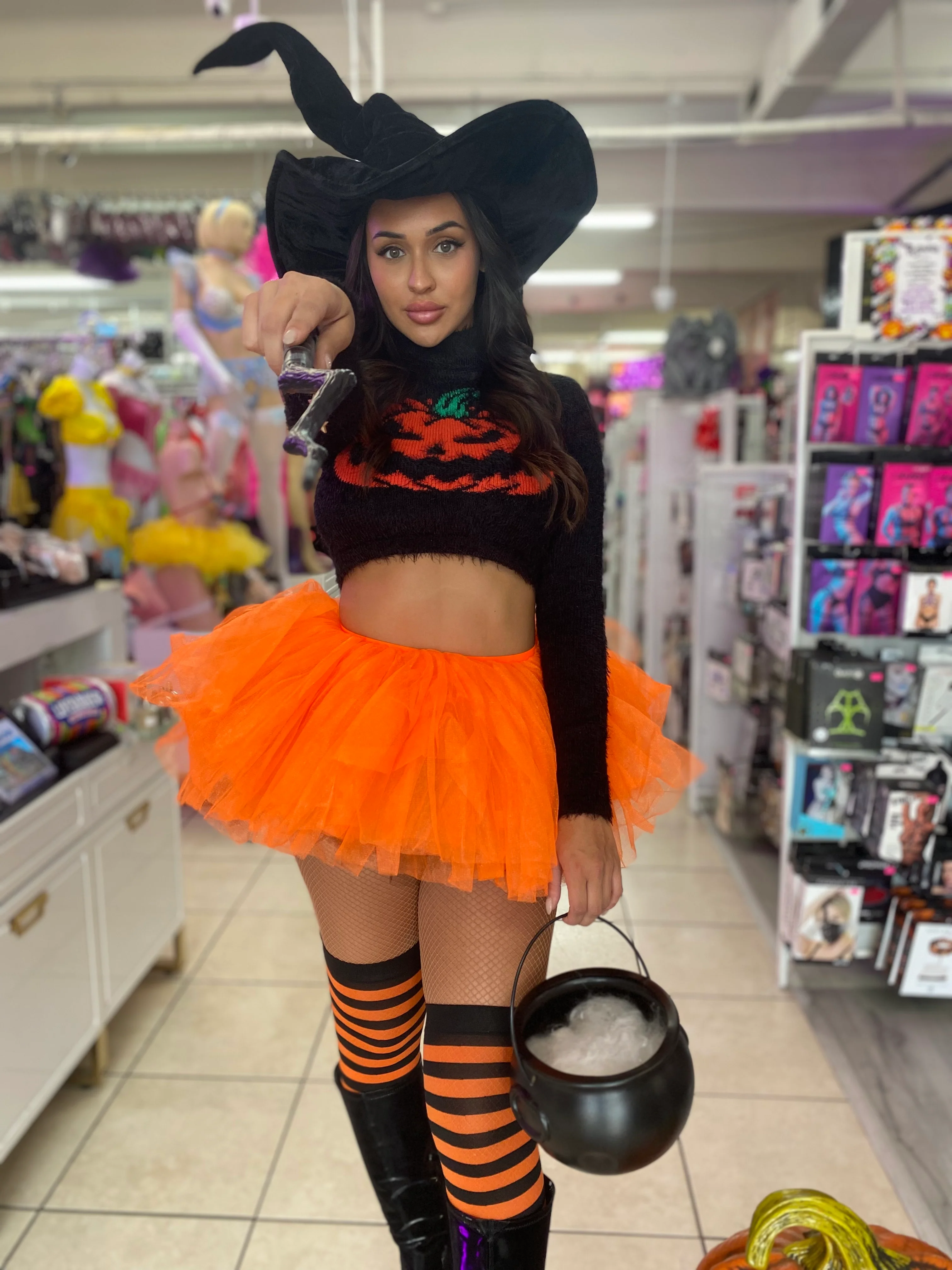 Styled Cute Pumpkin Ballerina - Image 2