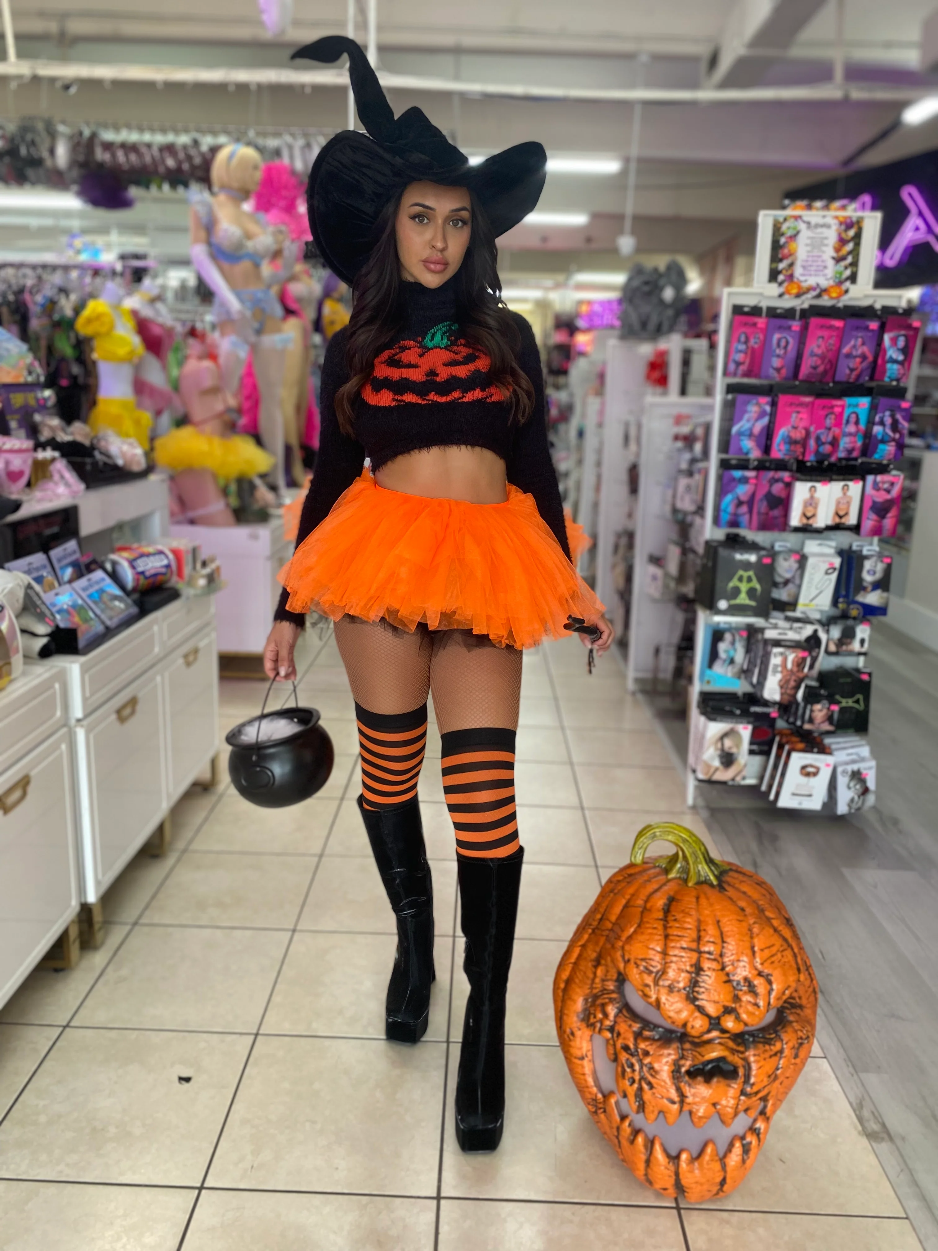 Styled Cute Pumpkin Ballerina - Image 3