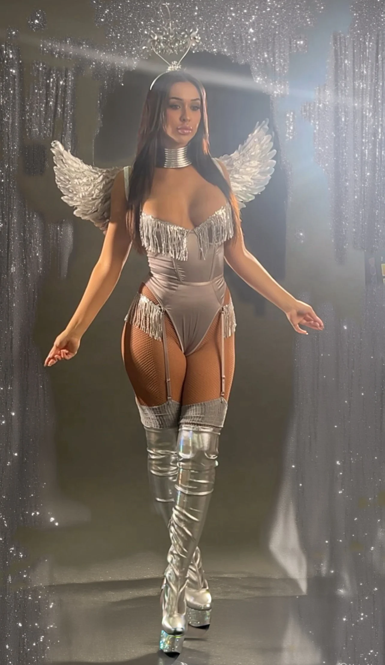 Styled Glitz Angel Wings Included - Image 2