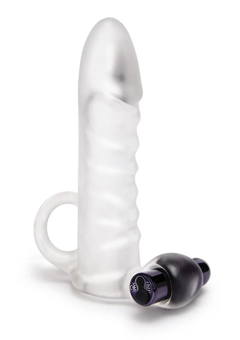 Su Clr Vbr Penis Xtndr W/ Ball Loop - Image 2