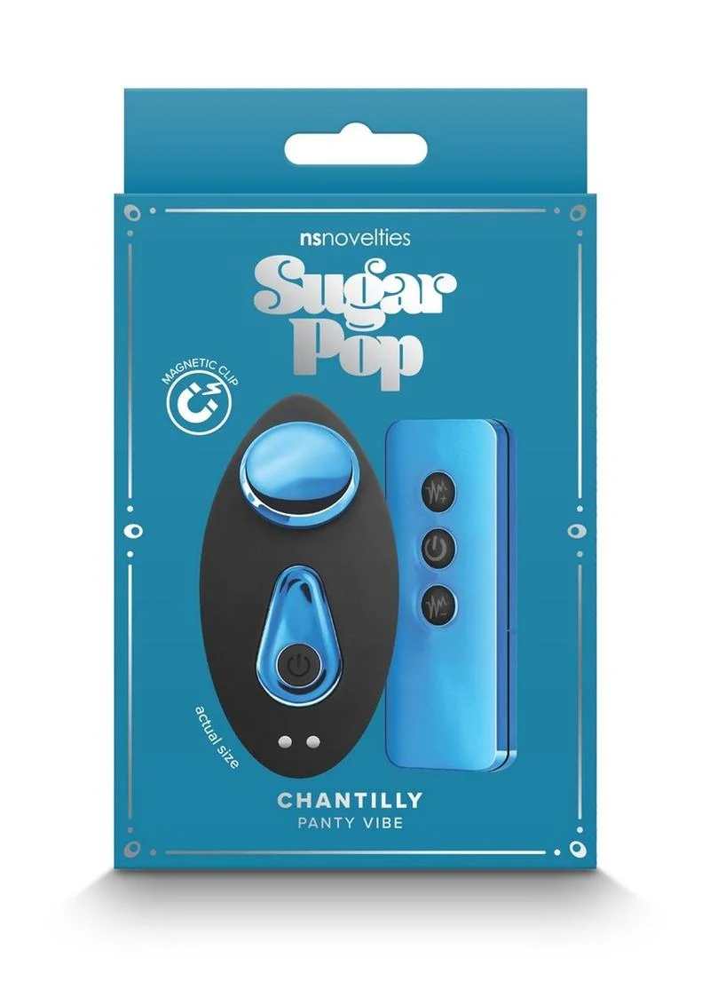 Sugar Pop Chantilly Rechargeable Silicone Remote Controlled Panty Vibe - Image 2