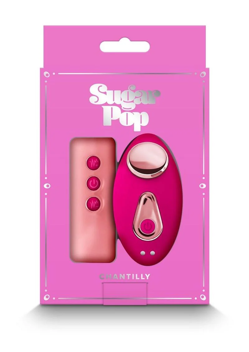 Sugar Pop Chantilly Rechargeable Silicone Remote Controlled Panty Vibe - Image 8
