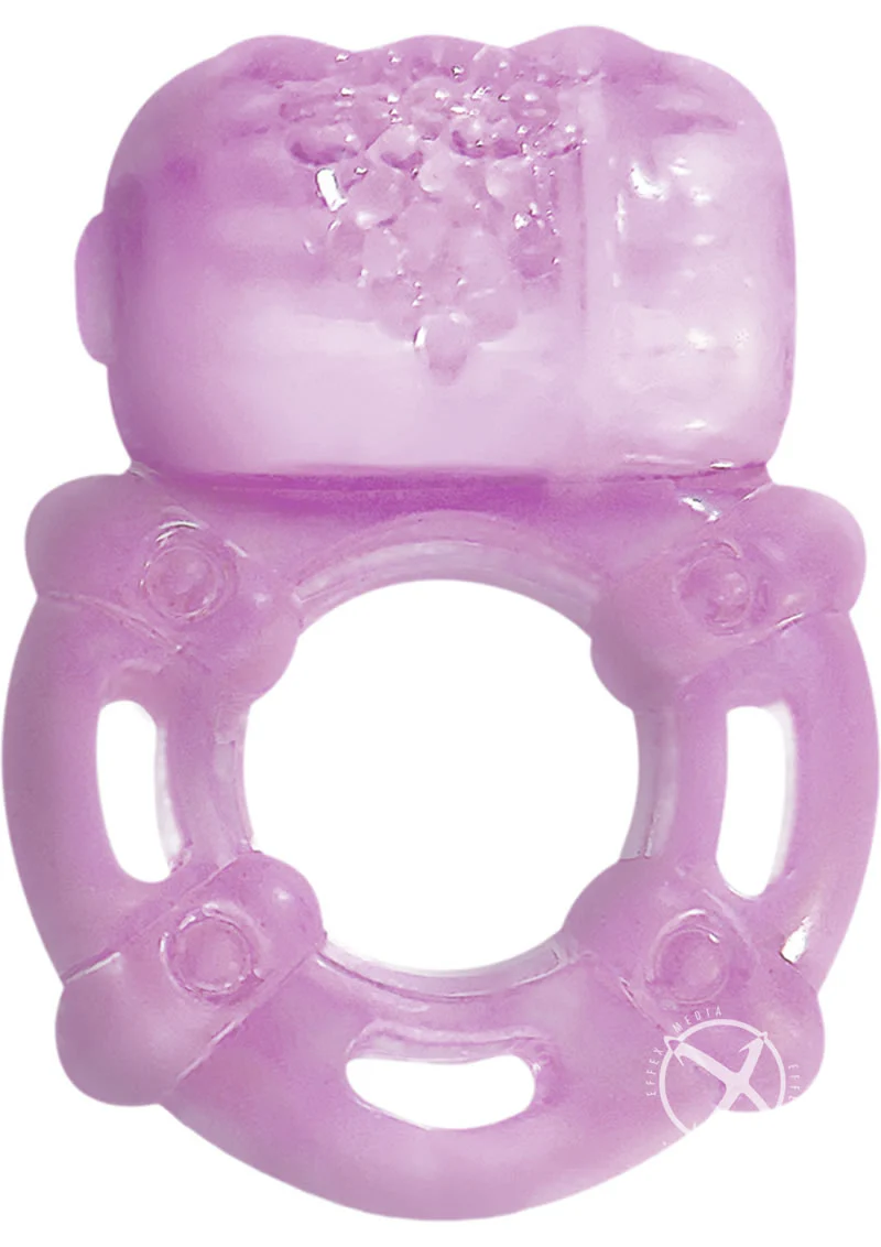 Super Stud Orgasmic Vibrating Silicone Cock Ring Waterproof - Image 4