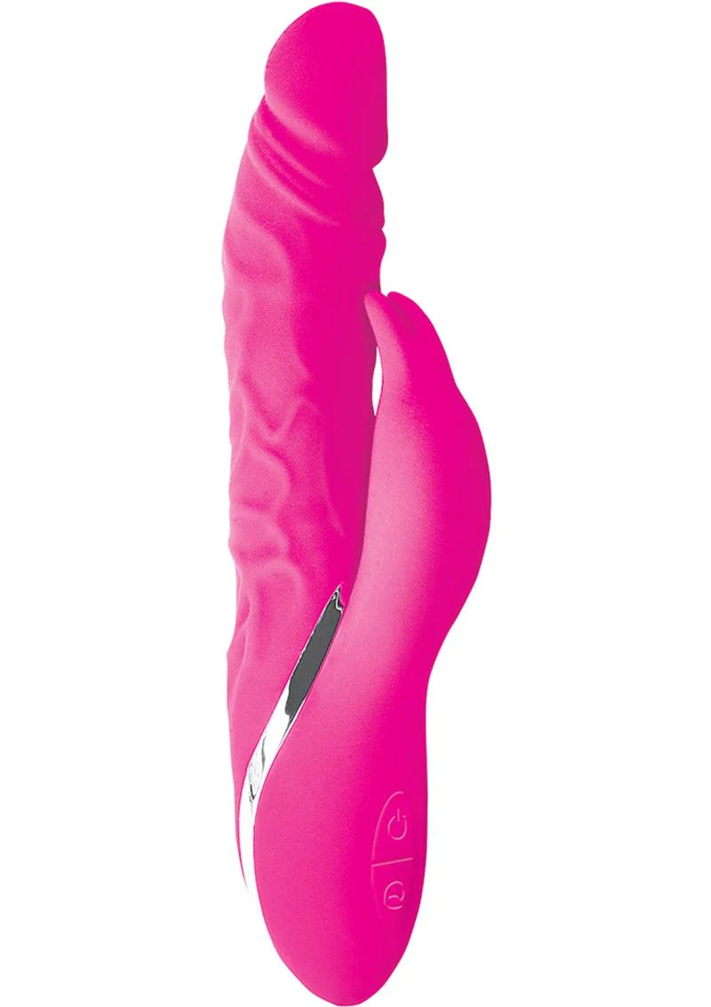Surenda Rabbit Lover and Dildo Rechargeable Silicone Vibrator - Image 3