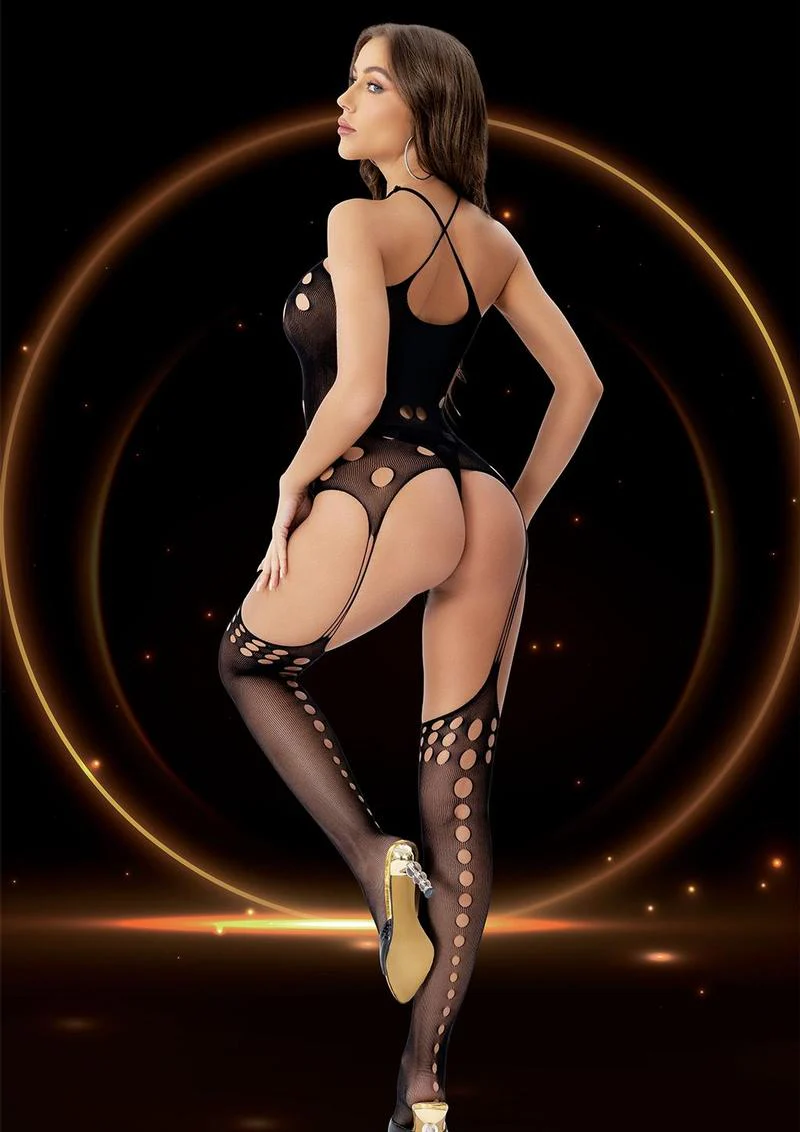 Suspender Hose Bodystocking - Image 2
