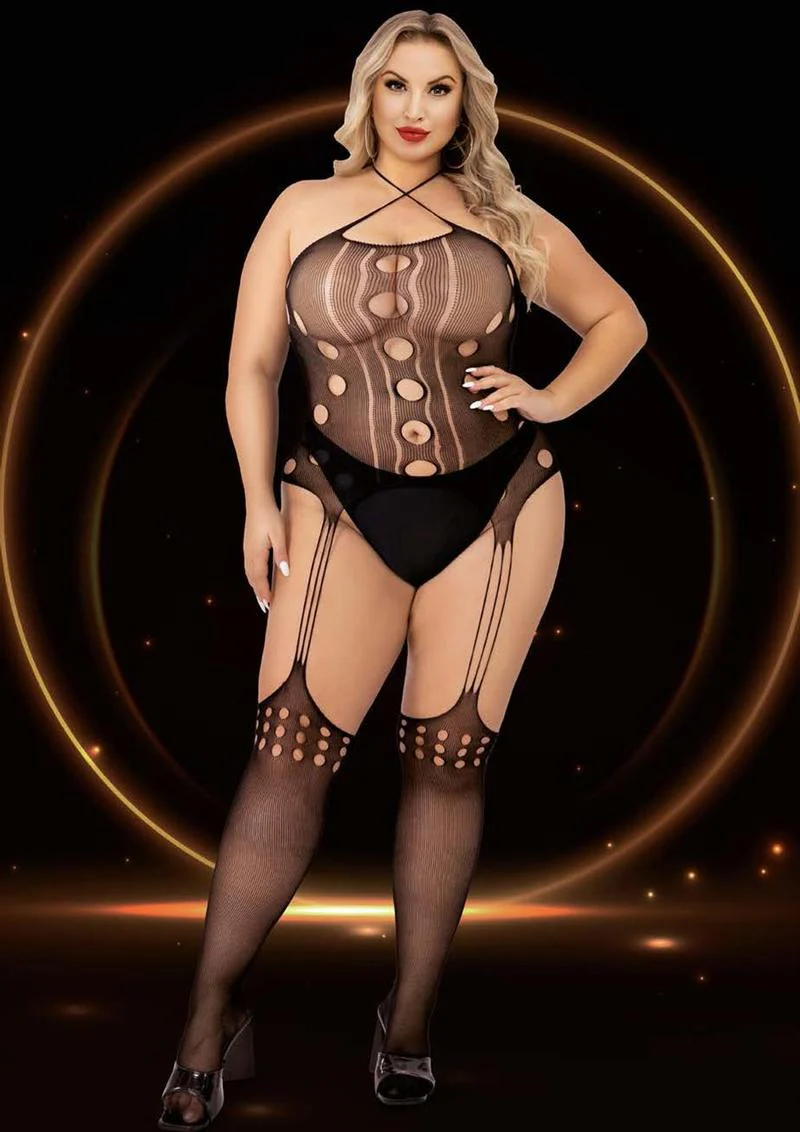 Suspender Hose Bodystocking - Image 4