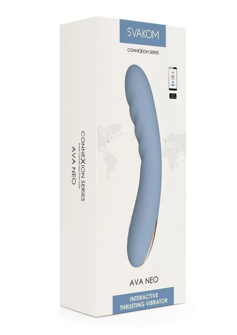 Svakom Ava Neo Rechargeable Silicone Vibrator with Remote - Image 2
