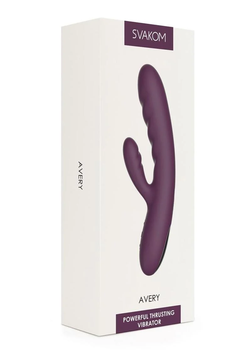 Svakom Avery Silicone Dual Stimulating Rechargeable Vibrator - Image 2