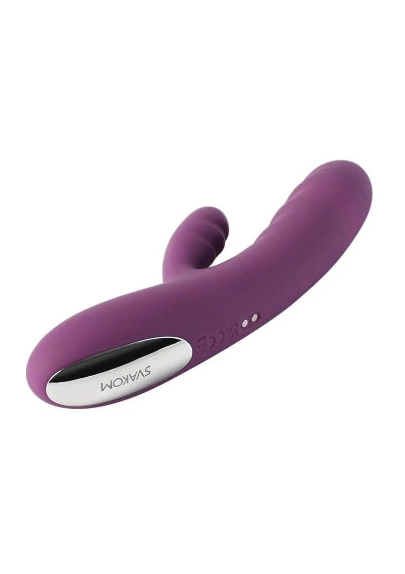 Svakom Avery Silicone Dual Stimulating Rechargeable Vibrator - Image 3