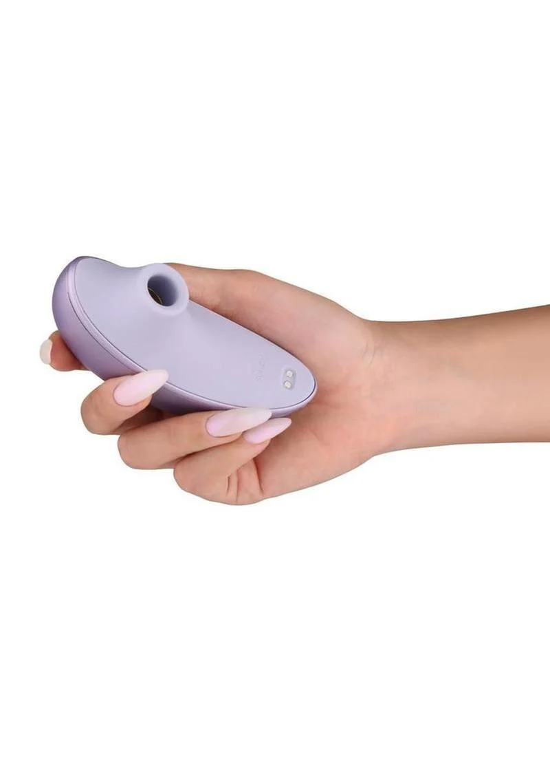 Svakom Pulse Galaxie App Compatible Rechargeable Silicone Clitoral Stimulator with Remote - Metallic - Image 4