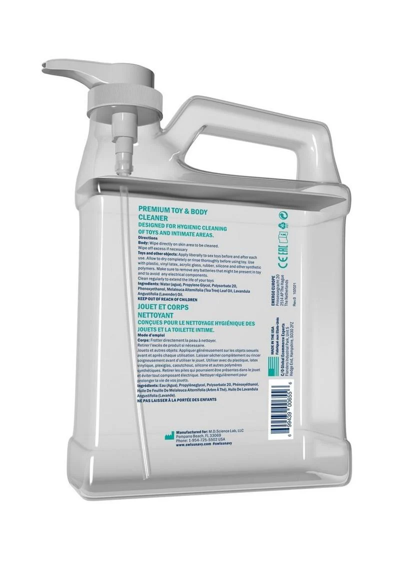 Swiss Navy Toy and Body Cleaner 128oz (1 Gallon - Image 2