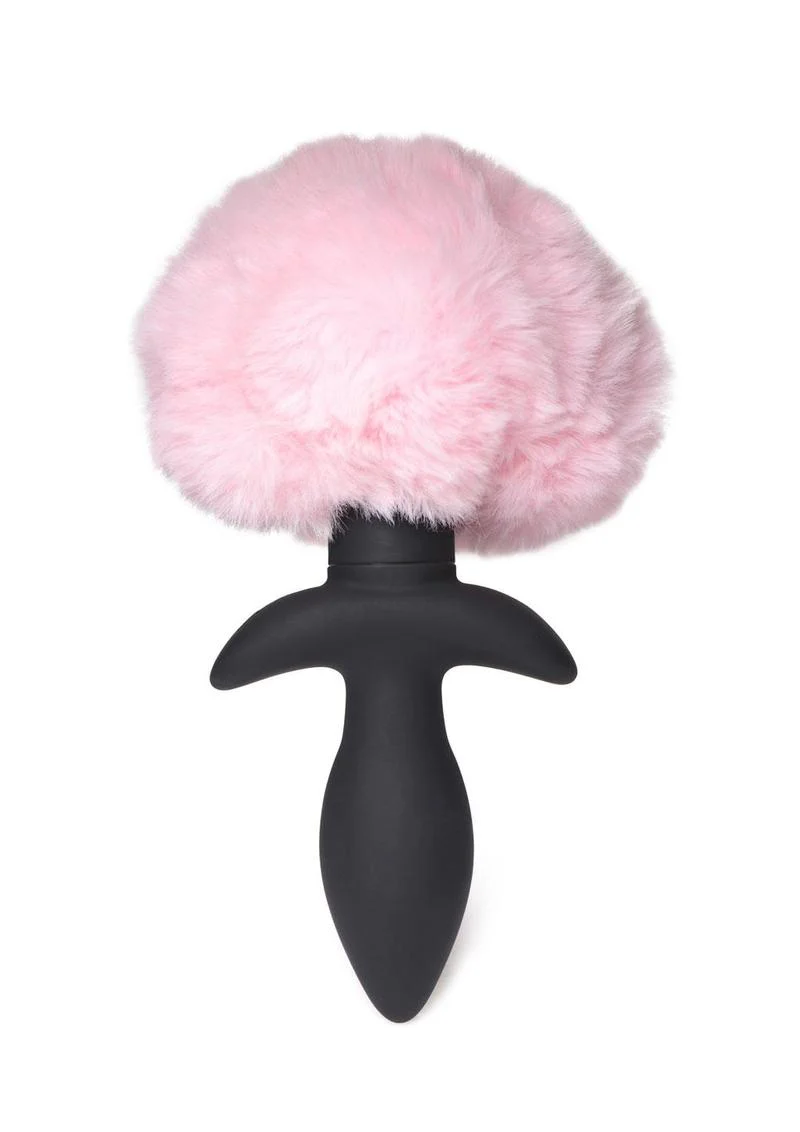 Tailz Moving and Vibrating Bunny Tails Rechargeable Silicone Anal Plug with Remote Control - Image 3