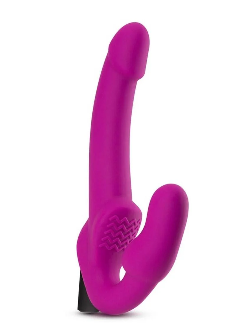 Temptasia Estella Strapless Silicone Vibrating Dildo with Rechargeable Bullet - Image 4