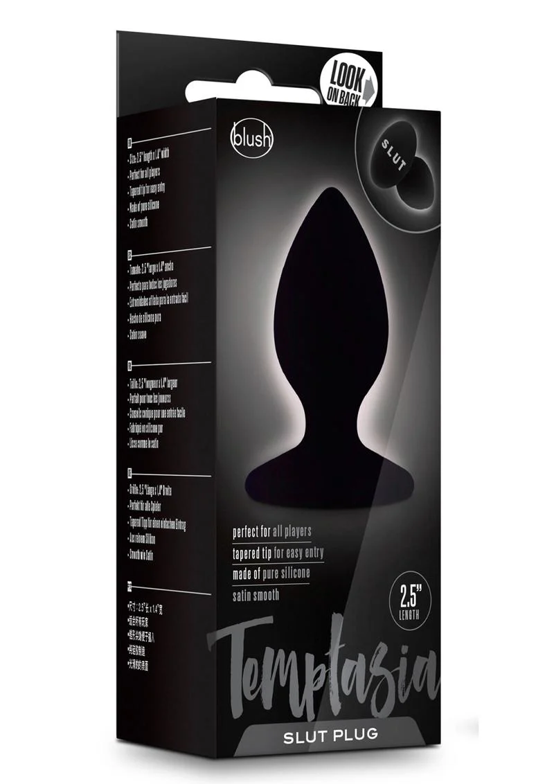 Temptasia Slut Silicone Butt Plug - Image 2