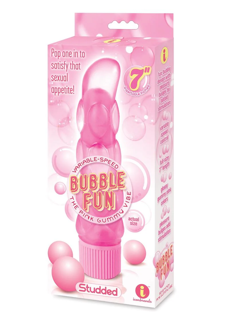 The 9's - Bubble Fun Studded 7in Vibrator - Image 2