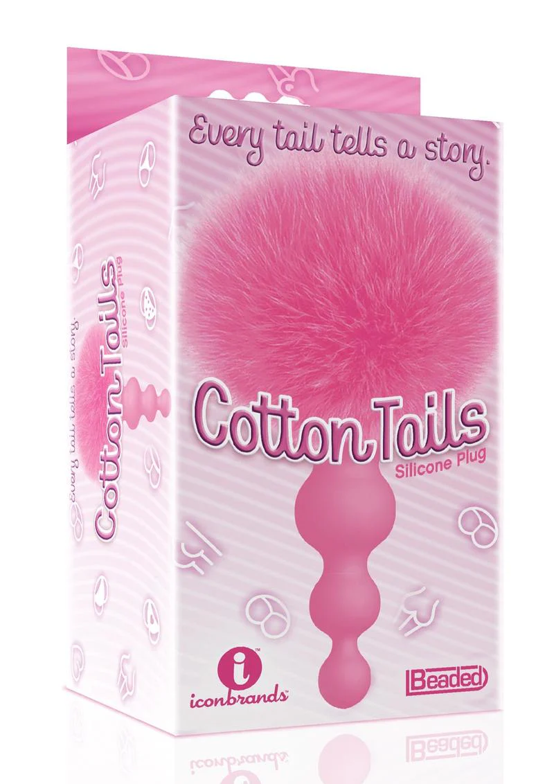 The 9's - Cottontails Silicone Beaded Bunny Tail Butt Plug - Image 2