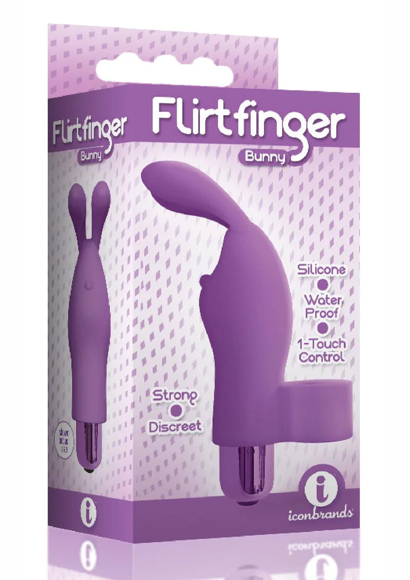 The 9's - Flirt Finger Silicone Bunny - Image 5
