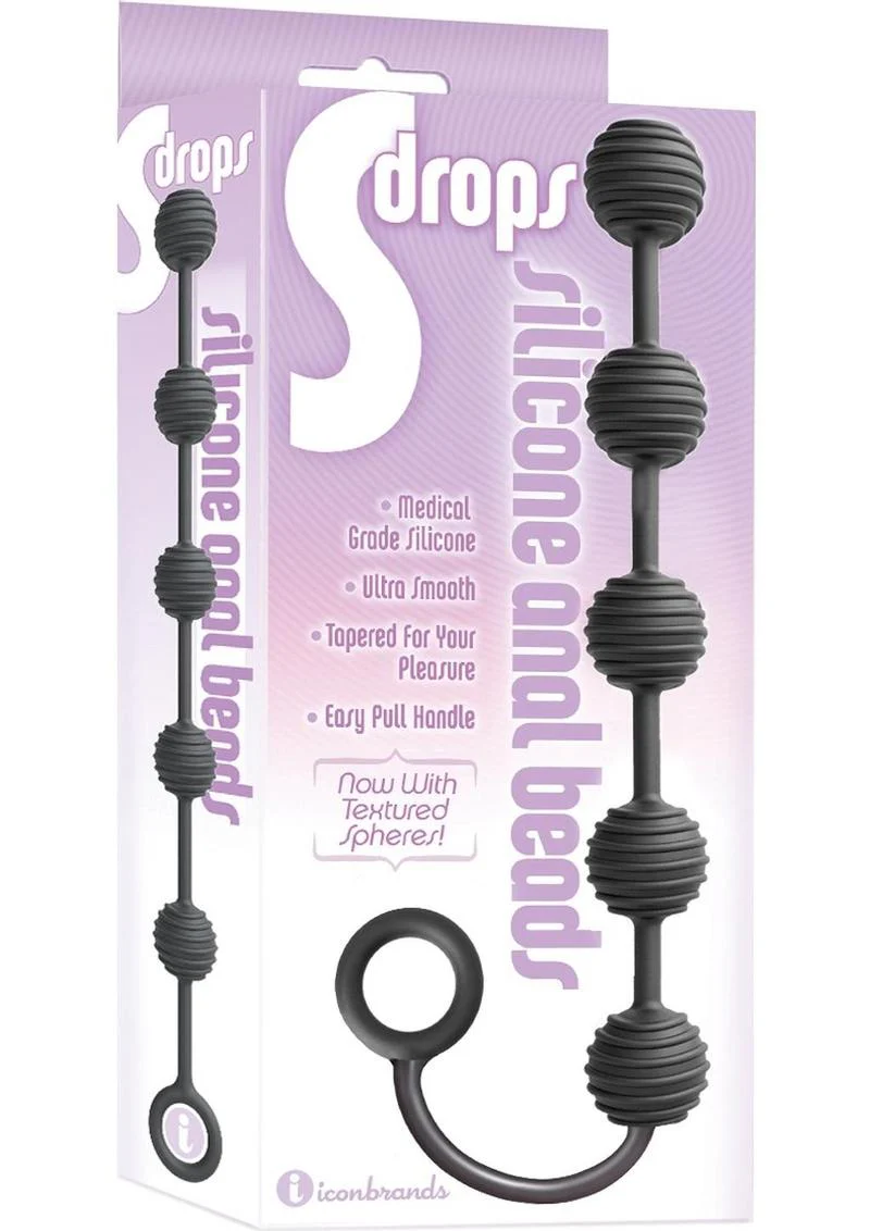 The 9's - S Drops Silicone Anal Beads - Image 2