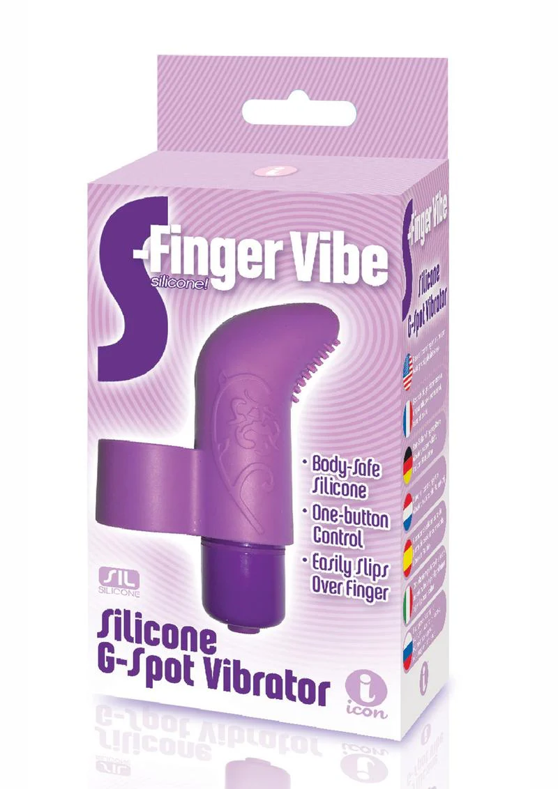 The 9's - S-Finger Silicone G-Spot Vibrator - Image 4