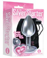 The Silver Starter Bejeweled Heart Stainless Steel Plug - Image 2