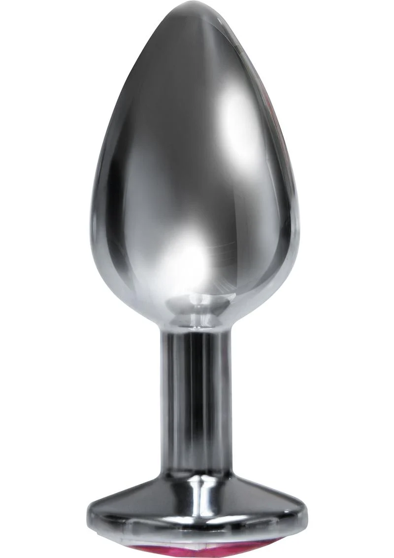 The 9's - The Silver Starter Bejeweled Stainless Steel Plug - Image 3