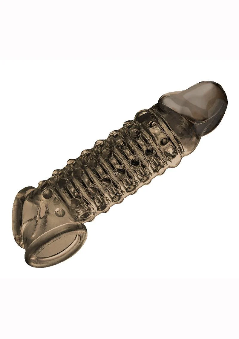 The 9's - Toppers Open Ended, Ribbed and Nubbed Penis Extender - Image 3