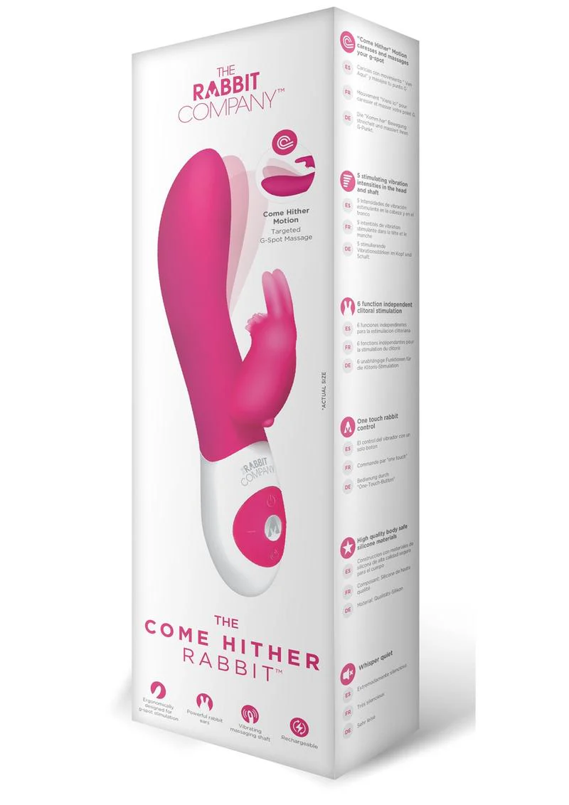 The Come Hither Rabbit Rechargeable Silicone G-Spot Vibrator - Image 6