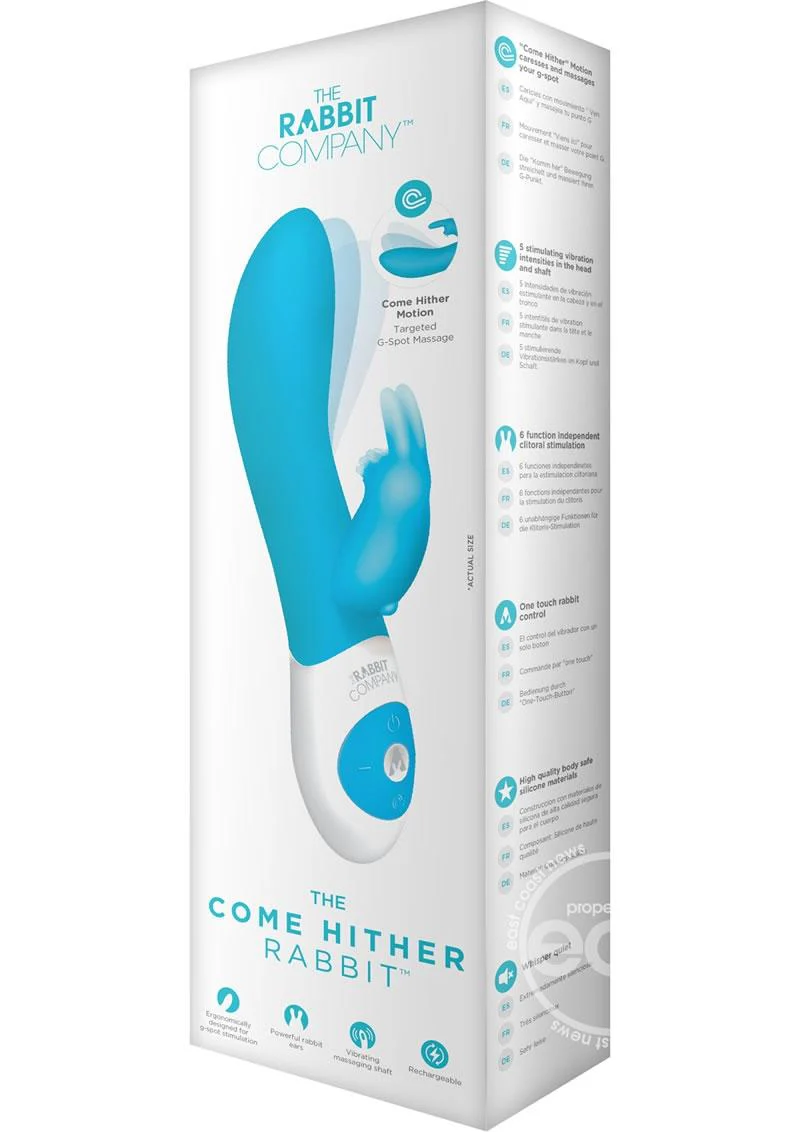 The Come Hither Rabbit Rechargeable Silicone G-Spot Vibrator - Image 8