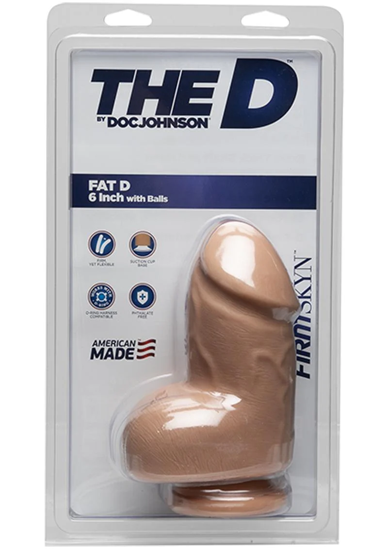 The D Fat D Firmskyn Dildo with Balls - Image 4
